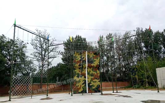 河北省固安某部隊(duì)拓展訓(xùn)練器材項(xiàng)目正式投入使用! 河北省固安某部隊(duì)拓展訓(xùn)練器材項(xiàng)目正式投入使用!