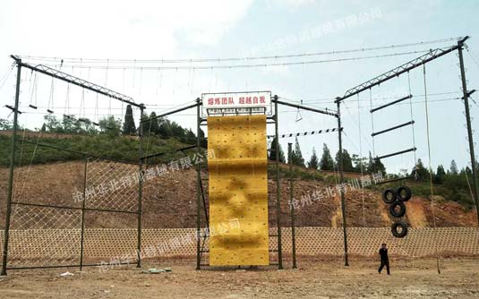 河北省保定市某部拓展訓練器材項目正式投入使用! 河北省保定市某部拓展訓練器材項目正式投入使用!