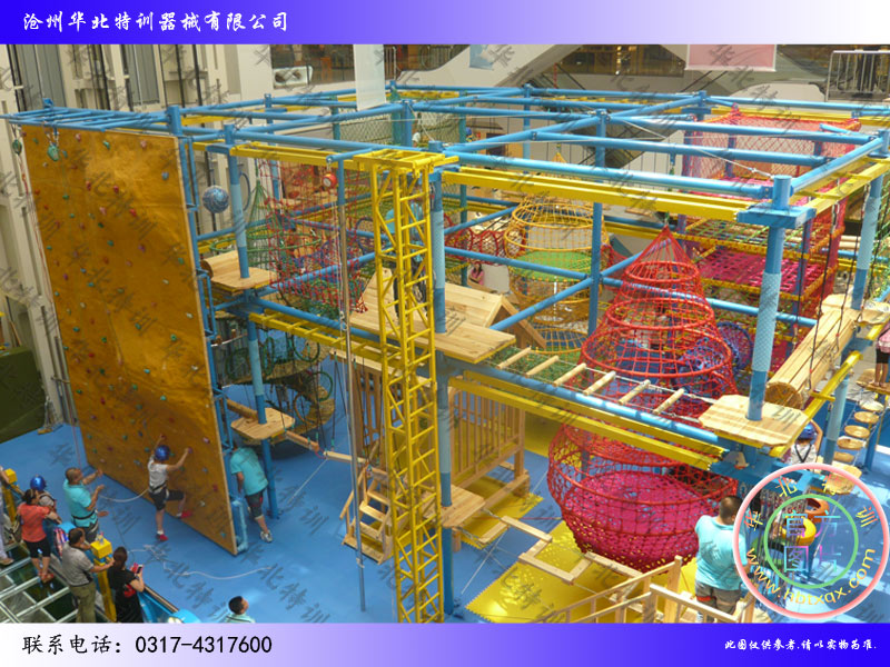 單擊圖片查看源圖 大慶冒險島兒童拓展器械樂園